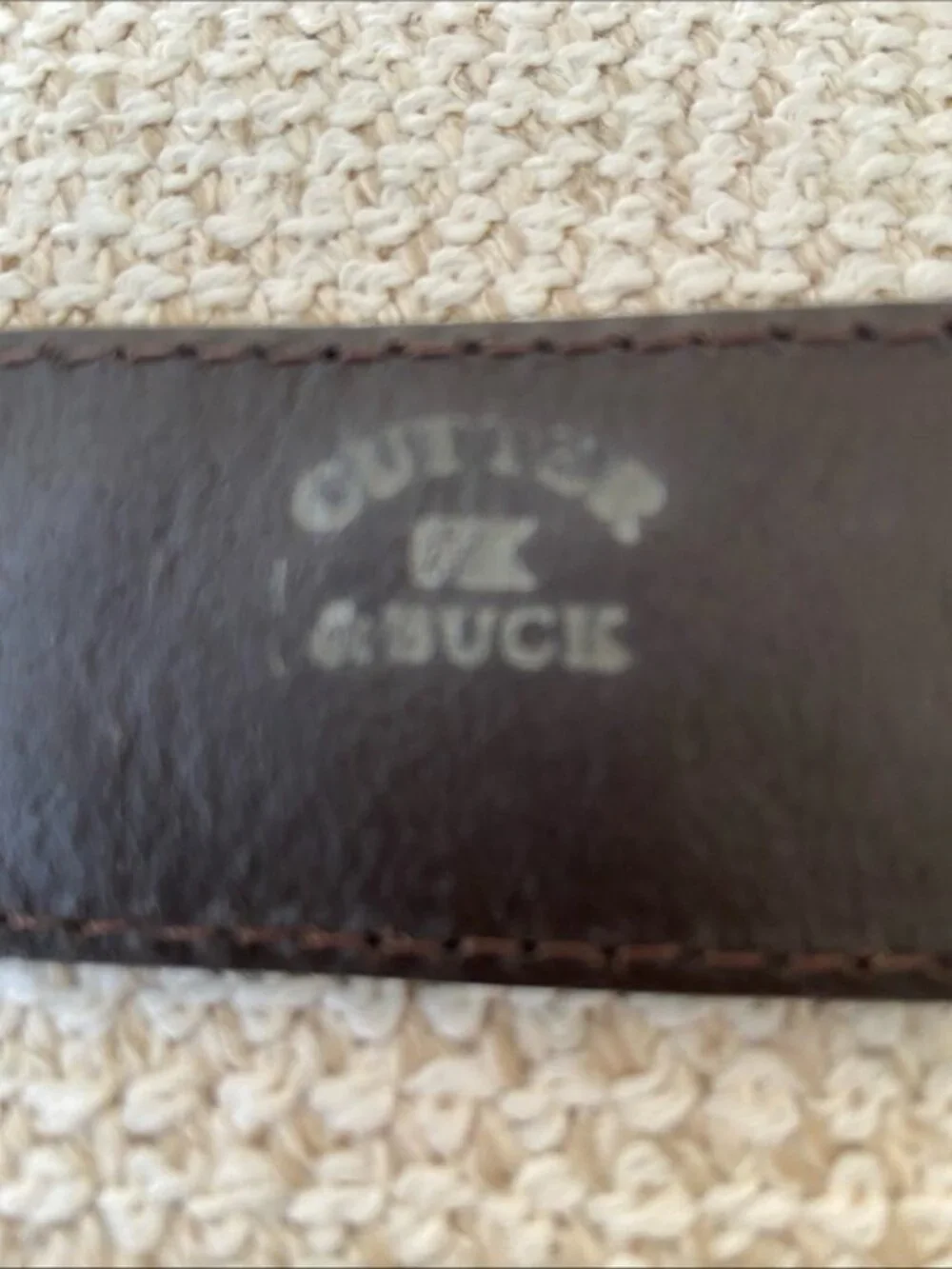 Brighton Brown Leather Belt Size 40 Three-Tone Silver Buckle 1 3/8